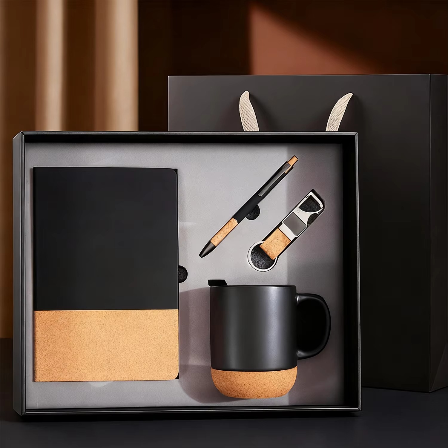 Eco-Friendly Wooden Corporate Gift Set