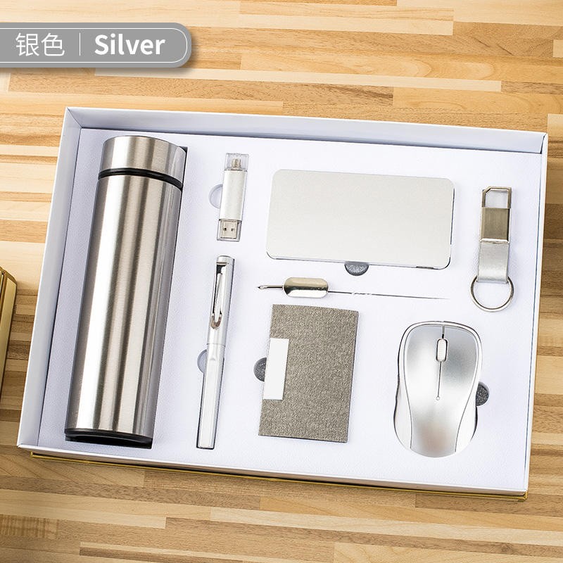Corporate Notebook Gift Set with A5 Notebook, Pen and Bottle