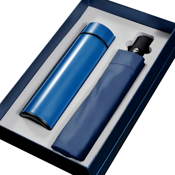 Simple Umbrella + Bottle Gift Set