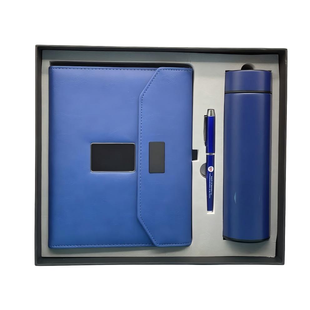 Power bank notebook: 8,000mAh + light up logo 7 colors + wireless charger 5W + USB 16GB
